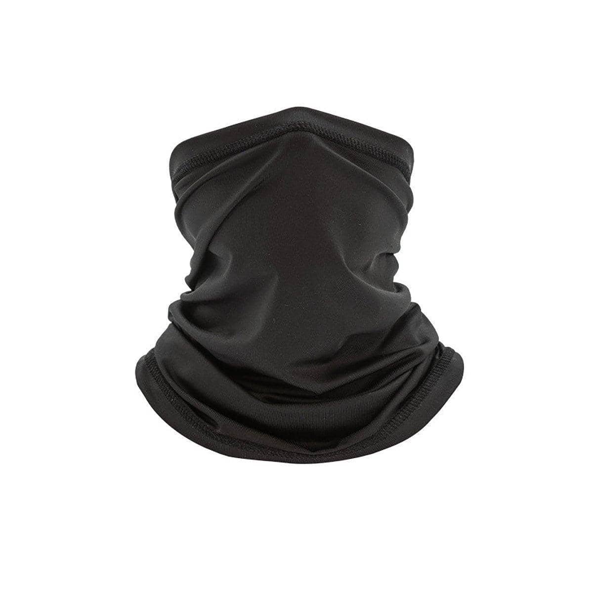 Ice Silk Sun Protection Neck Gaiter Bandana, Face Scarf - Black