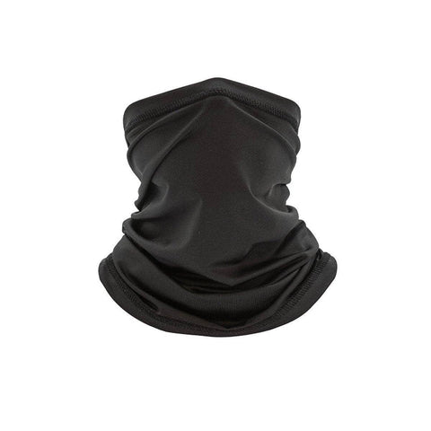 Ice Silk Sun Protection Neck Gaiter Bandana, Face Scarf - Black