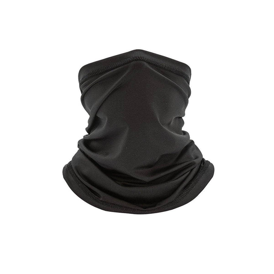Ice Silk Sun Protection Neck Gaiter Bandana, Face Scarf - Black