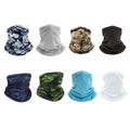 Ice Silk Sun Protection Neck Gaiter Bandana, Face Scarf - Black - view 3