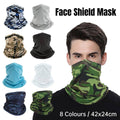 Ice Silk Sun Protection Neck Gaiter Bandana, Face Scarf - Tan Camouflage - view 2