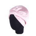 Imitation Silk Sleeping Cap for Women - Pink