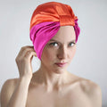 Imitation Silk Sleeping Cap for Women - Pink - view 6
