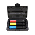 Impact Socket Set of 3 Deep 150 mm Wheel Nut Sockets, CRMO with Rim Protection Sleeve - view 2