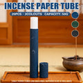 Incense Paper Tubes, 50 g Capacity, Pack of 20 - Blue - view 2
