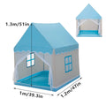 Indoor Kids Castle Play Tent - Blue - view 4