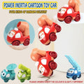 Inertia Push and Go Cartoon Toy Car for Kids