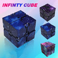 Infinity Cube Puzzle Fidget Toy Stress Relief - Blue - view 2