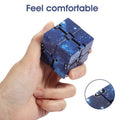 Infinity Cube Puzzle Fidget Toy Stress Relief - Blue - view 5