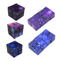 Infinity Cube Puzzle Fidget Toy Stress Relief - Violet - view 3