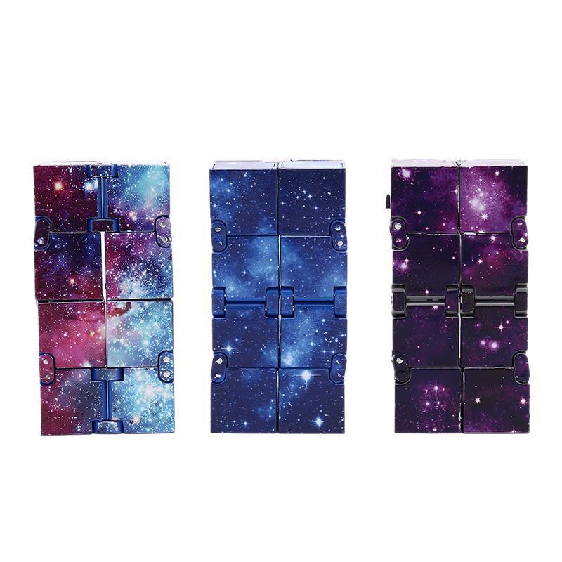 Infinity Cube Puzzle Fidget Toy Stress Relief - Violet - view 7