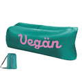 Inflatable Air Sofa Lounger for Camping and Picnics - Teal Green