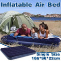 Inflatable Airbed Single (186 x 96 x 22 cm) with Hand Pump