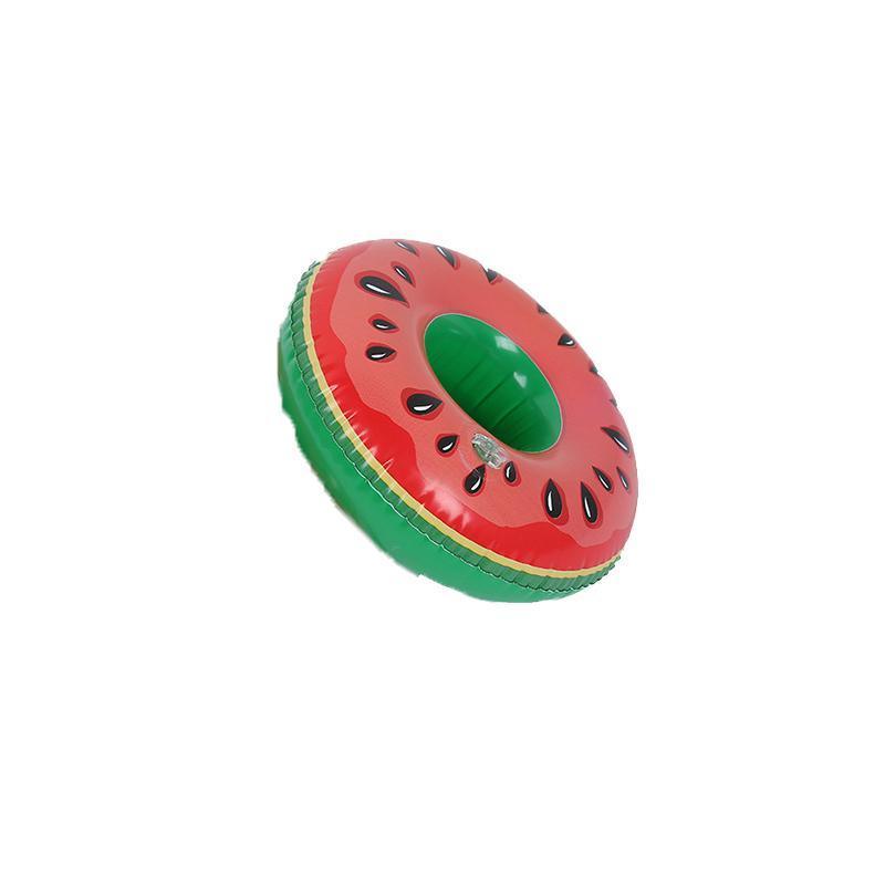 Inflatable Floating Drink Holder for Pool and Beach - Watermelon