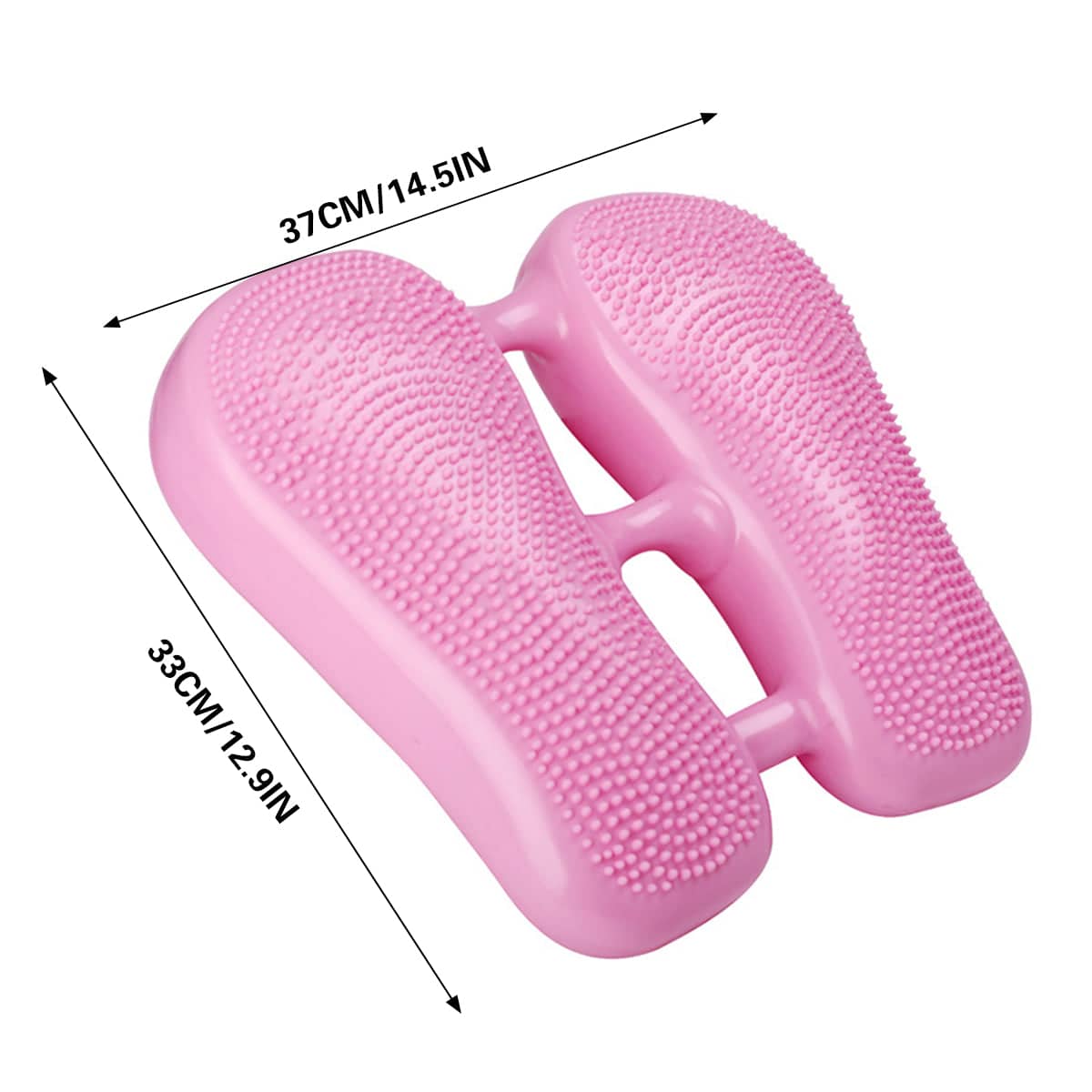 Inflatable Foot Pedal Stepper Non Slip Fitness Equipment for Home, Pink - view 3