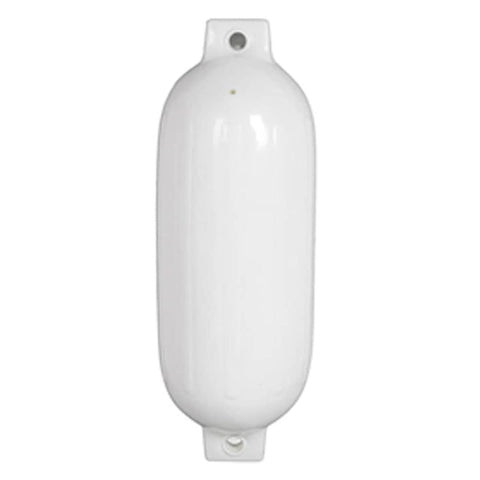 Inflatable PVC Yacht Fender 58 x 16 cm, Marine Anti Collision Airbag Pad for Boats - White