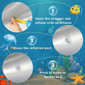 Inflatable Shark Pool Rider Toy for Kids and Swimming Pools - view 4