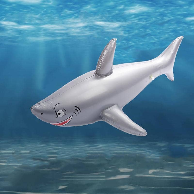 Inflatable Shark Pool Rider Toy for Kids and Swimming Pools - view 5
