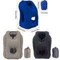 Inflatable Travel Pillow with Storage Bag - Black - view 4