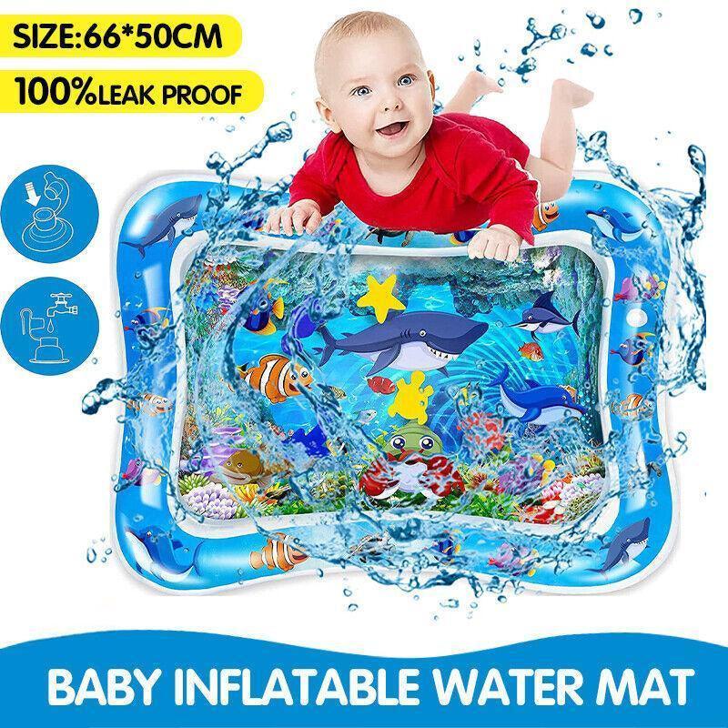 Inflatable Tummy Time Water Play Mat for Babies - 66 x 50 cm