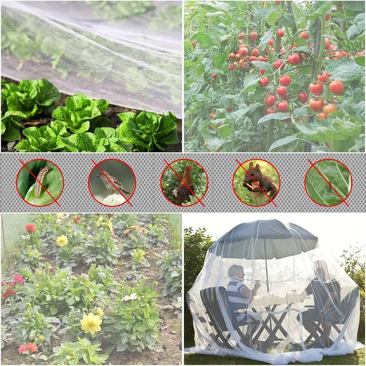 Insect Proof Greenhouse Net for Fruit and Vegetable Plants - 250cm x 6m - view 7