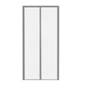 Insect Proof Self-Sealing Door Curtain - Grey, 100 x 220 cm