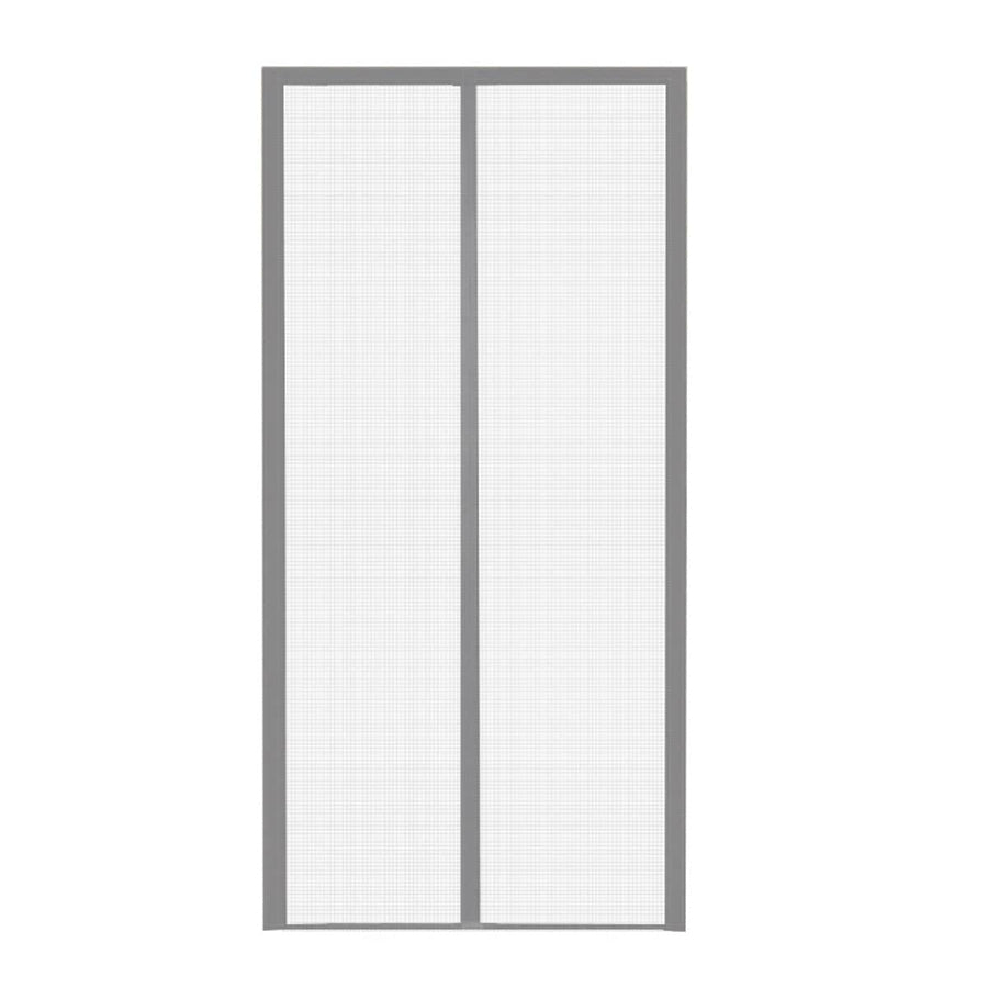 Insect Proof Self-Sealing Door Curtain - Grey, 100 x 220 cm