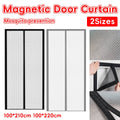 Insect Proof Self-Sealing Door Curtain - Grey, 100 x 220 cm - view 2