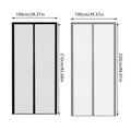 Insect Proof Self-Sealing Door Curtain - Grey, 100 x 220 cm - view 4