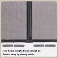 Insect Proof Self-Sealing Door Curtain - Grey, 100 x 220 cm - view 5