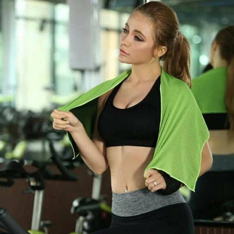 Instant Cooling Towel for Gym, Golf and Outdoor Sport, 30 x 80 cm - Green - view 4