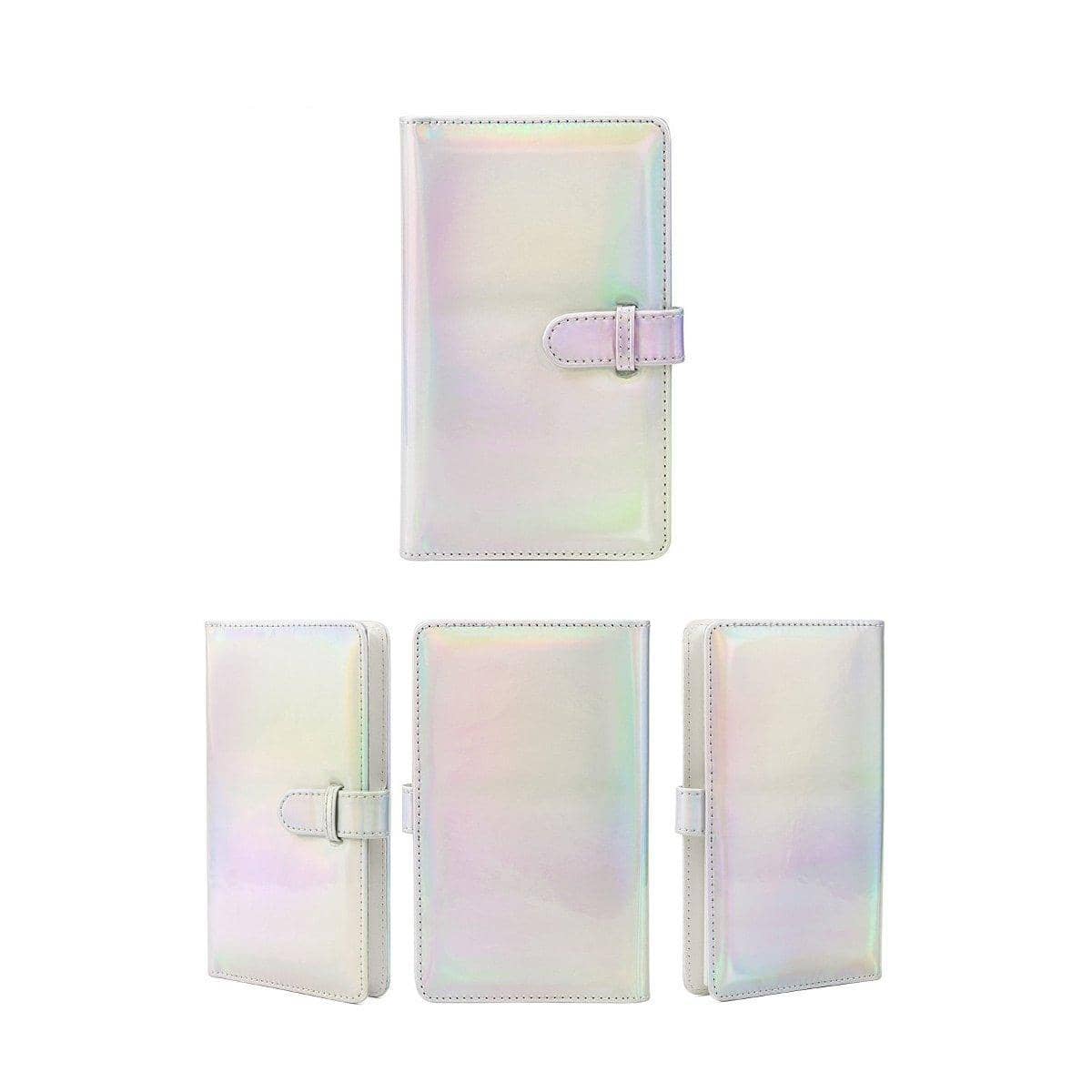 Instant Photo Album for Fujifilm Instax Mini 8, 9 and 11, 96 Pockets - Holographic Silver