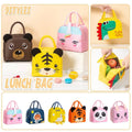 Insulated Bento Lunch Bag, Oxford Cloth - Pink Unicorn, 23 x 19 x 14 cm - view 2
