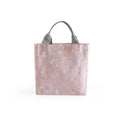 Insulated Canvas Lunch Bag Tote - Style D01, 20 x 19 x 13 cm