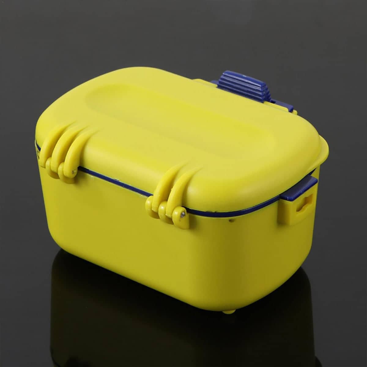 Insulated Fishing Bait Box with Dual Compartments - Yellow - view 5