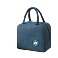 Insulated Lunch Bag with Carry Handles - Navy