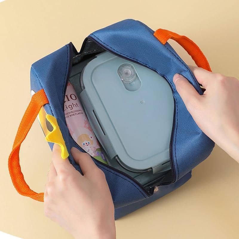 Insulated Lunch Bag with Foil Lining - Navy - view 4