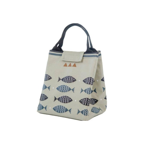 Insulated Lunch Bag Picnic Tote, Canvas - Model A01 (23.5 x 20 x 17 cm)