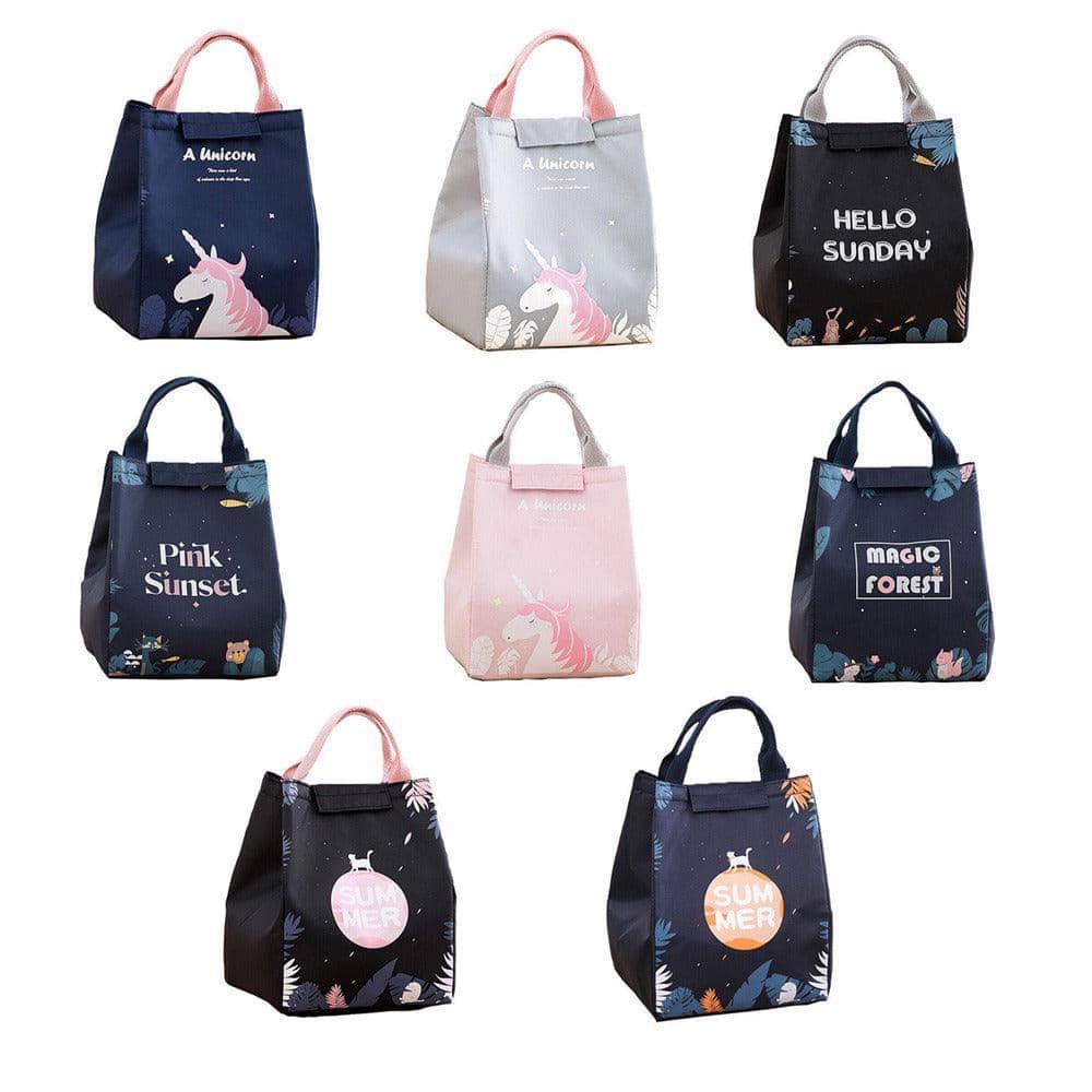 Insulated Lunch Bag, Portable Picnic Cooler Tote - Large 18x24x15cm, Model E04 - view 3