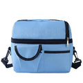 Insulated Lunch Bag with Shoulder Strap, 8 Litre - Light Blue