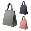Insulated Lunch Bag Thermal Food Tote Bento Pouch for Work and School - Navy - view 3