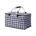 Insulated Picnic Basket in Foldable Oxford Cloth - Navy