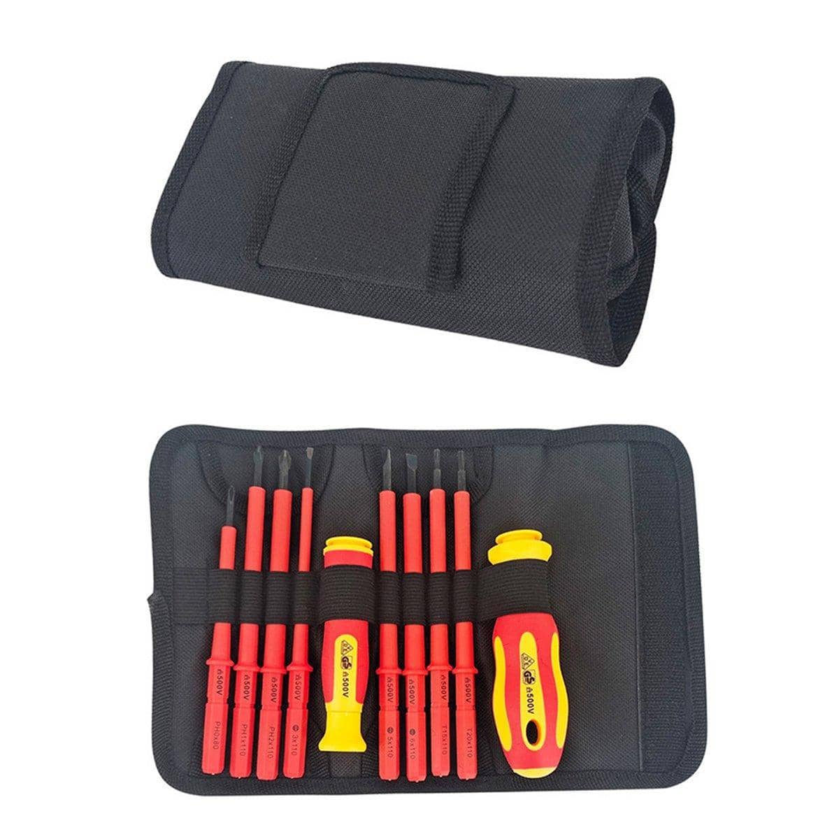 Insulated Screwdriver Set, 10 Pieces with Carrying Bag - view 2