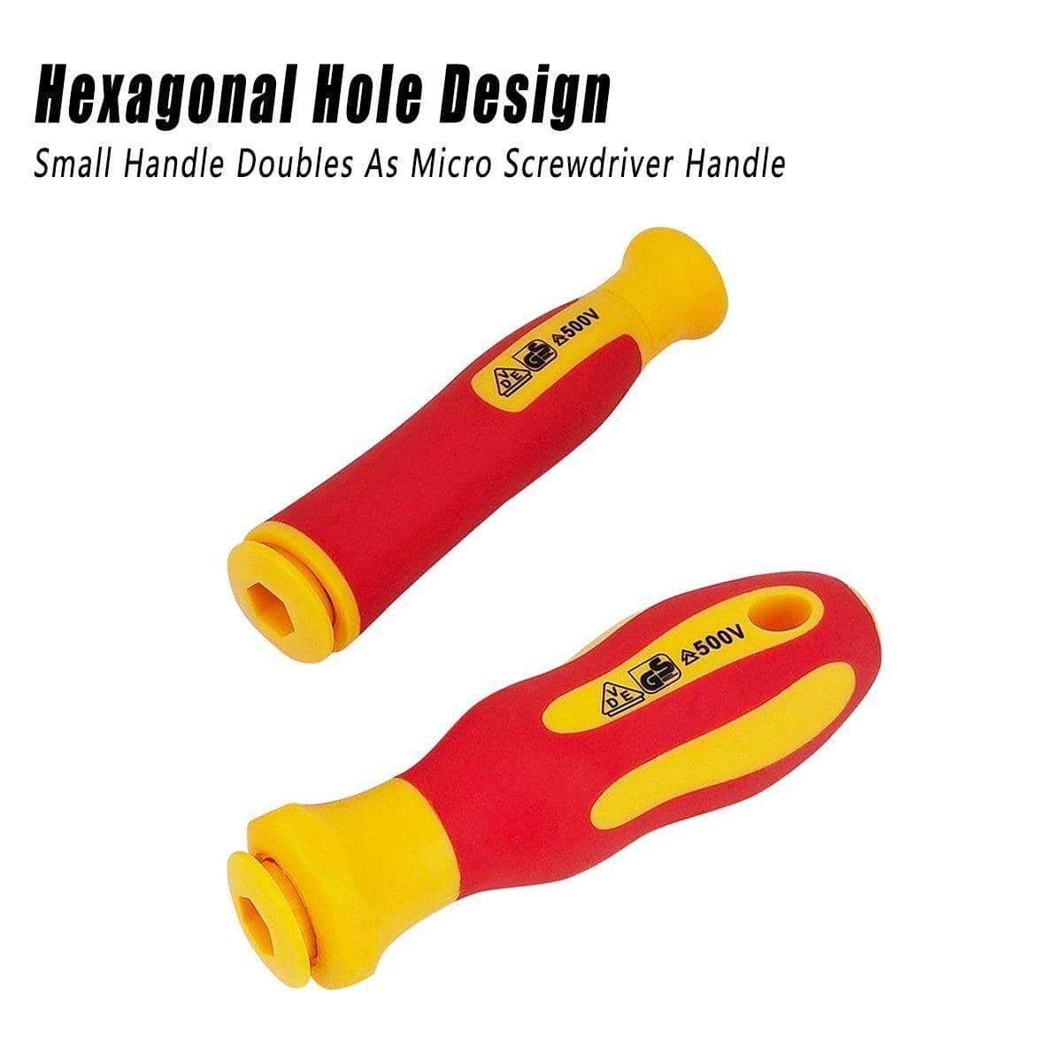 Insulated Screwdriver Set, 10 Pieces with Carrying Bag - view 5