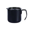 Insulated Stainless Steel Coffee Mug with Lid, 320 ml - Black