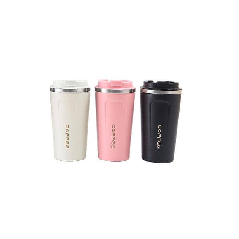 Insulated Stainless Steel Travel Coffee Mug, 380 ml - Pink - view 3