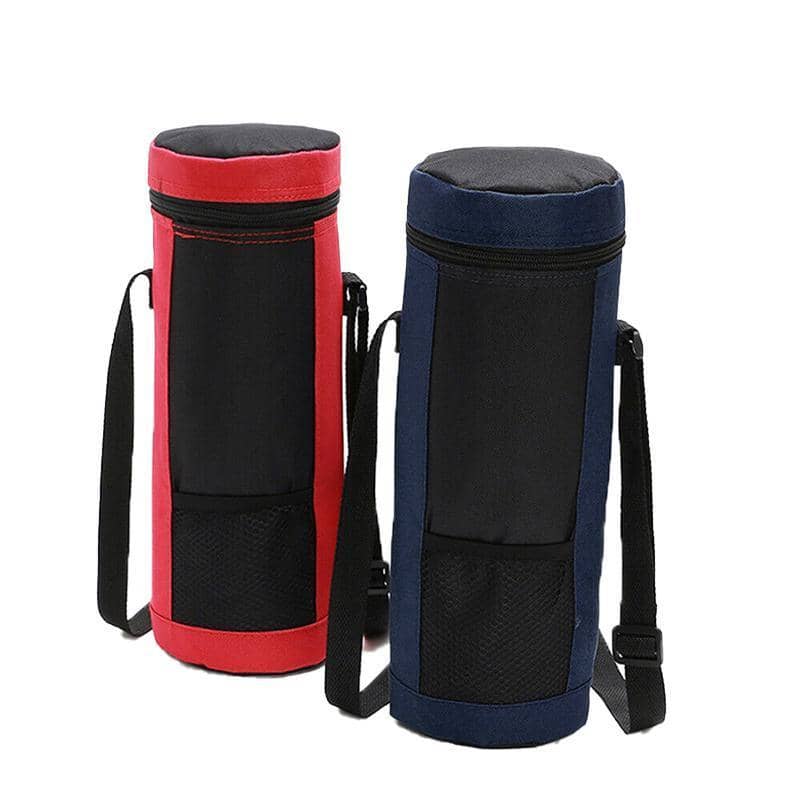 Insulated Wine Bottle Bag Oxford Cloth - Red - view 3
