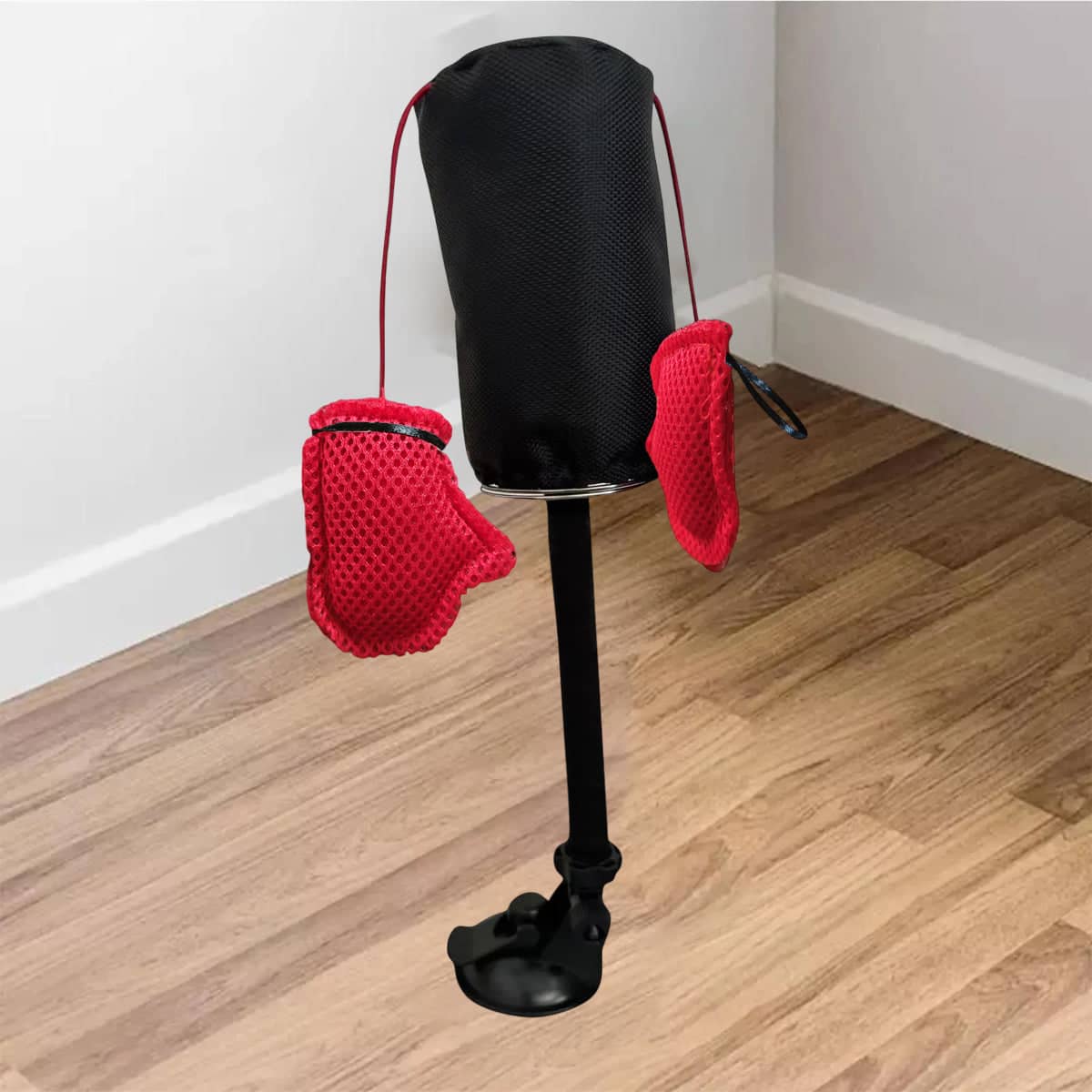Interactive Cat Boxing Toy with Swinging Punching Bag and Mitts - view 5