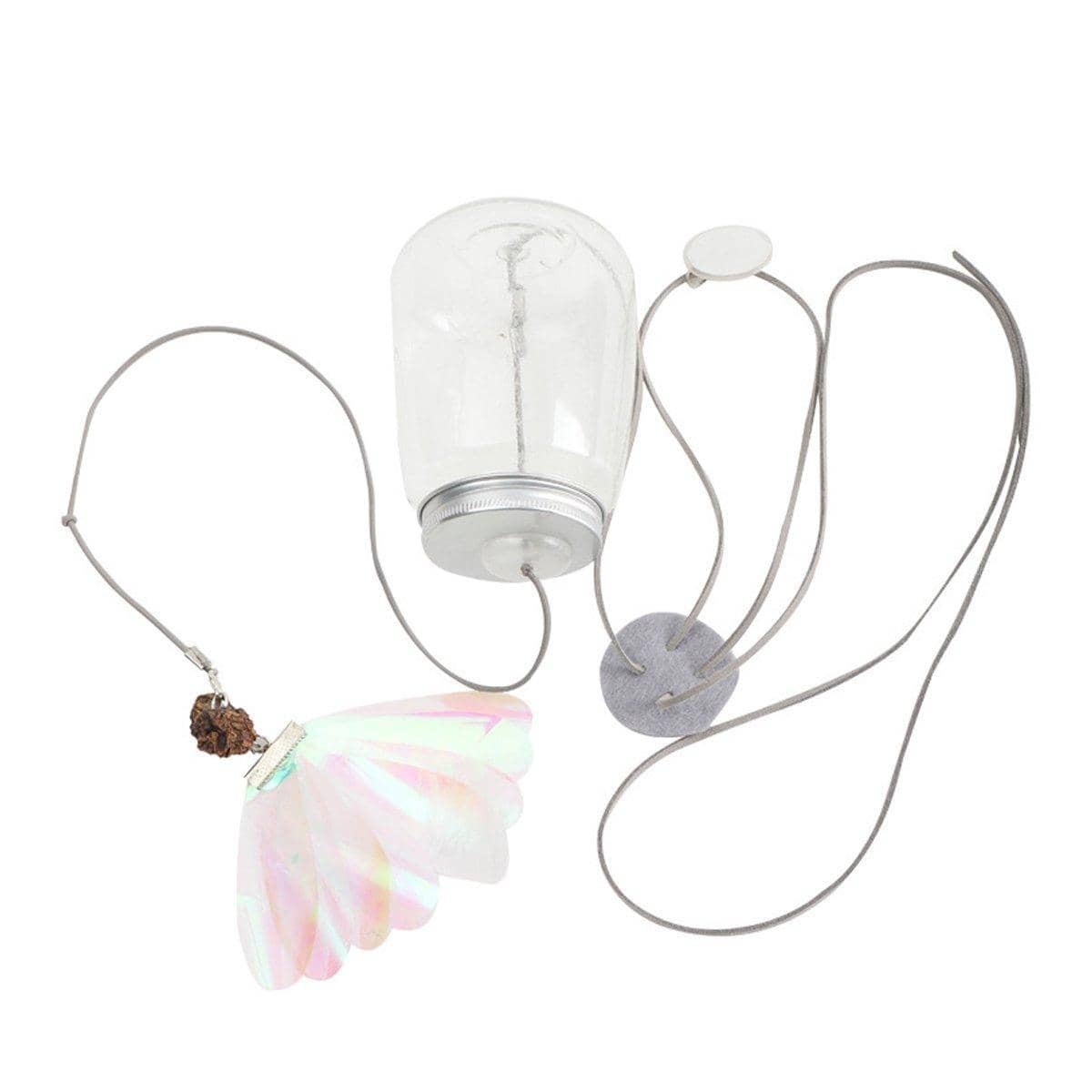 Interactive Cat Treat Dispenser Toy with Feathers - Pink