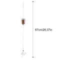 Interactive Cat Treat Dispenser Toy with Feathers - Pink - view 4